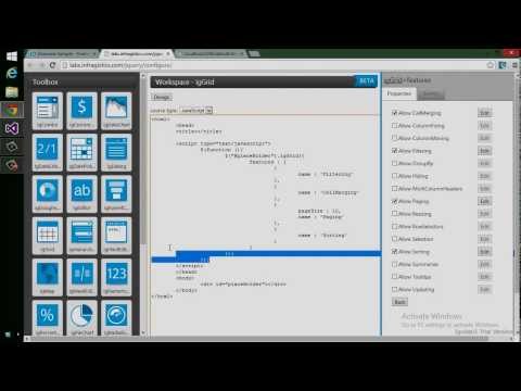 Infragistics Developer Tools: Ignite UI 概要（日本語字幕付）