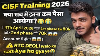 CISF Training इतना कम पैसा क्यो?😭😭 | CISF Salary Slip 🔥Cisf Training Time salary 80k+ 😱 SSC GD 2026  screenshot 3