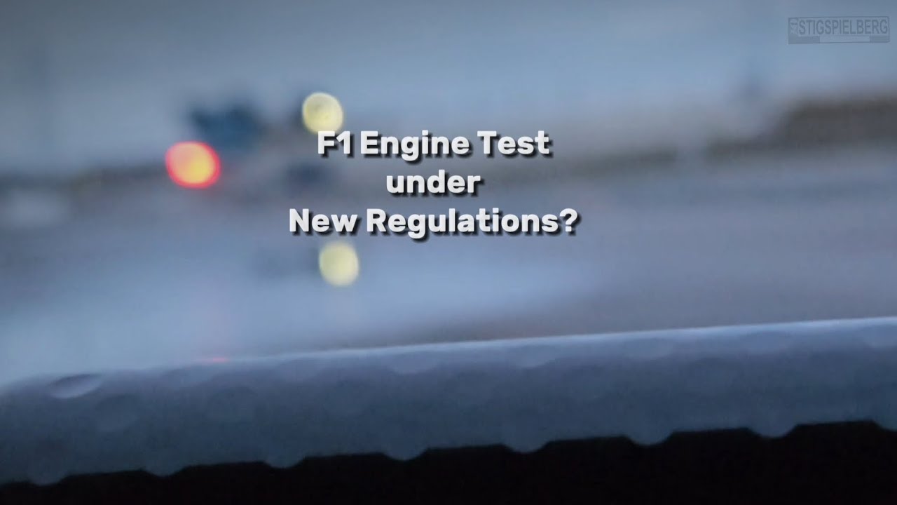 Spied: F1 Engine Test under New Regulations? - YouTube