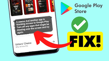 HOW TO FIX It seems that another app is blocking access to Google Play | PLAY STORE PROBLEM SOLVED