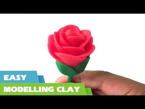 Video: How Easy It Is To Make A Rose From Plasticine