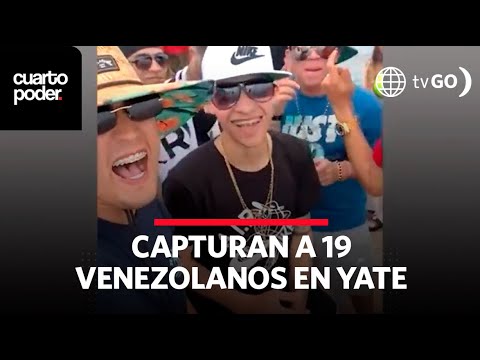 Delincuentes venezolanos de fiesta en un yate | Cuarto Poder
