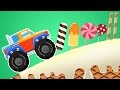 Monster Truck Adventure | Candy Land | Games For Kids