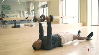 Sliding Leg Curl + Dumbbell Pullover