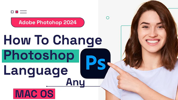 How to change Photoshop language 2024 Mac OS