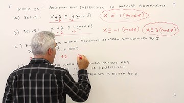 O5--Addition and Subtraction in Modular Arithmetic