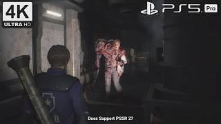 Resident Evil 2 (2019) | 40 Minutes of gameplay on PS5Pro PSSR 2 (Does improved PSSR?) [4K60FPS]
