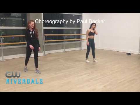 Camila Mendes and Madelaine Petsch dance rehearsal for Riverdale