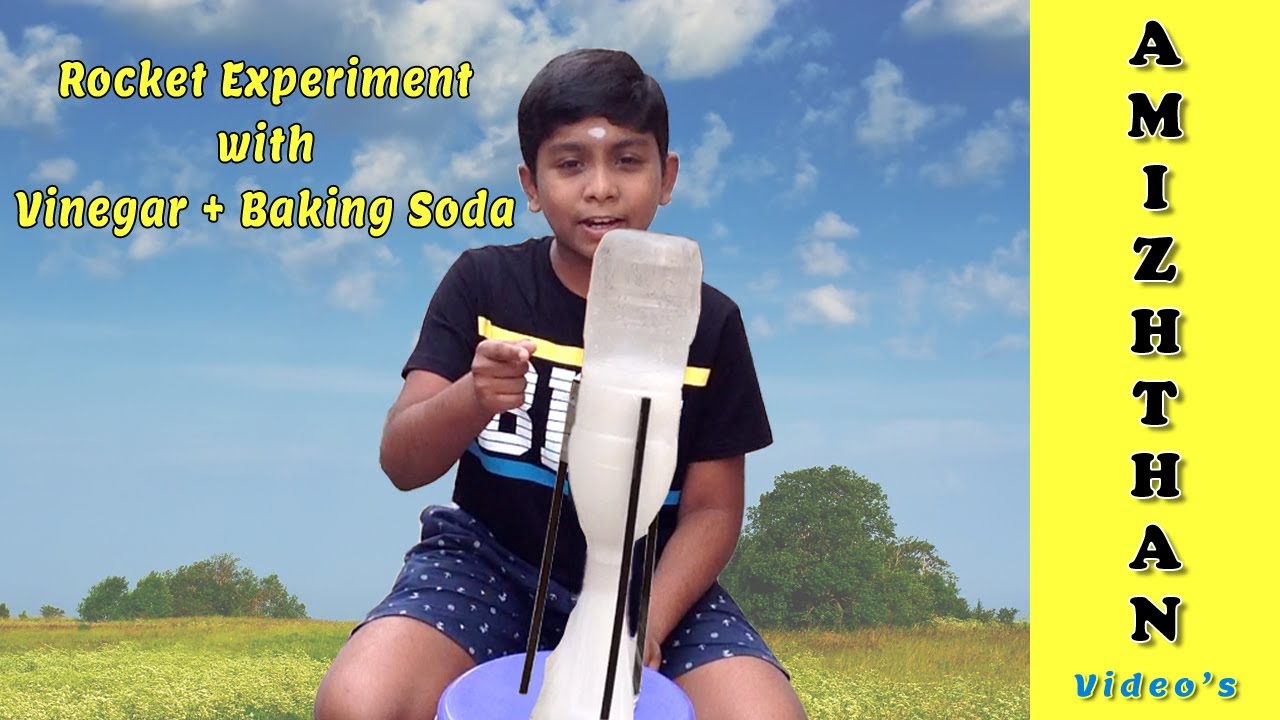 How to make Rocket with Vinegar and Baking Soda Rocket Experiment