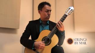 Jorge Caballero | Asturias by Isaac Albeniz played on an Augustine Guitar chords