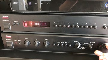 Adcom GFP-565 Preamp and GFT-555II Tuner Quick Demo