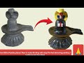 Lord Shiva Painting Ideas | DIY Clay Shivling Making &amp; Painting l lordShiva making howtomakeShivling