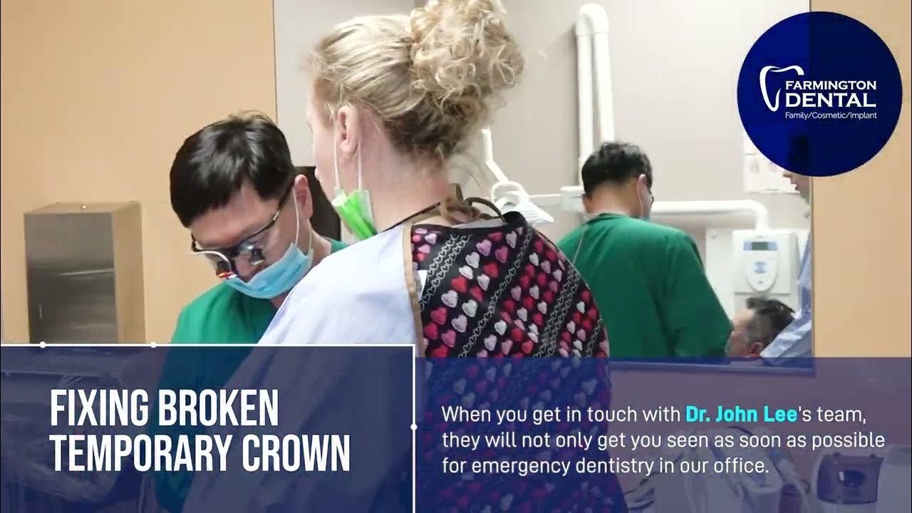 [Farmington Dental Care] Fixing Broken Temporary Crown YouTube