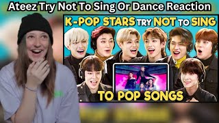 ATEEZ Try not to Sing Or Dance [Reaction]