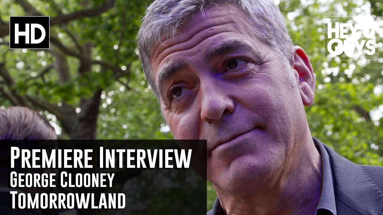 Clooney Premiere Interview Tomorrowland YouTube