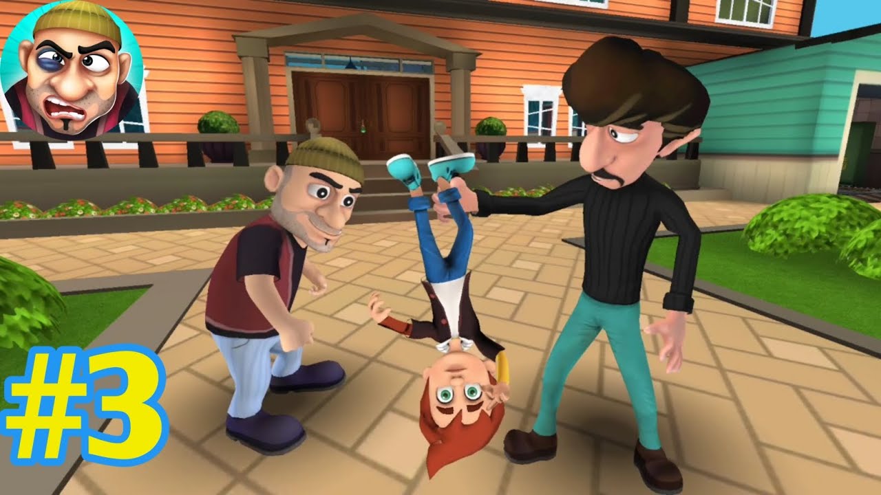Scary Robber Home Clash Funny Gameplay 🤣 | Scary Robber All Levels ...