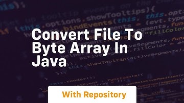 convert file to byte array in java