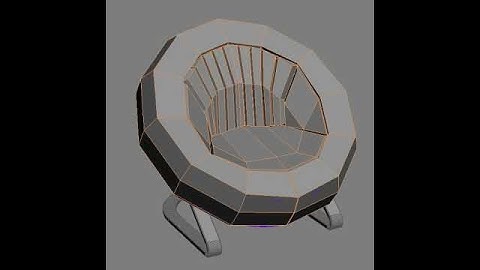 Contemporary Round Chair 3D model from CGTrader.com