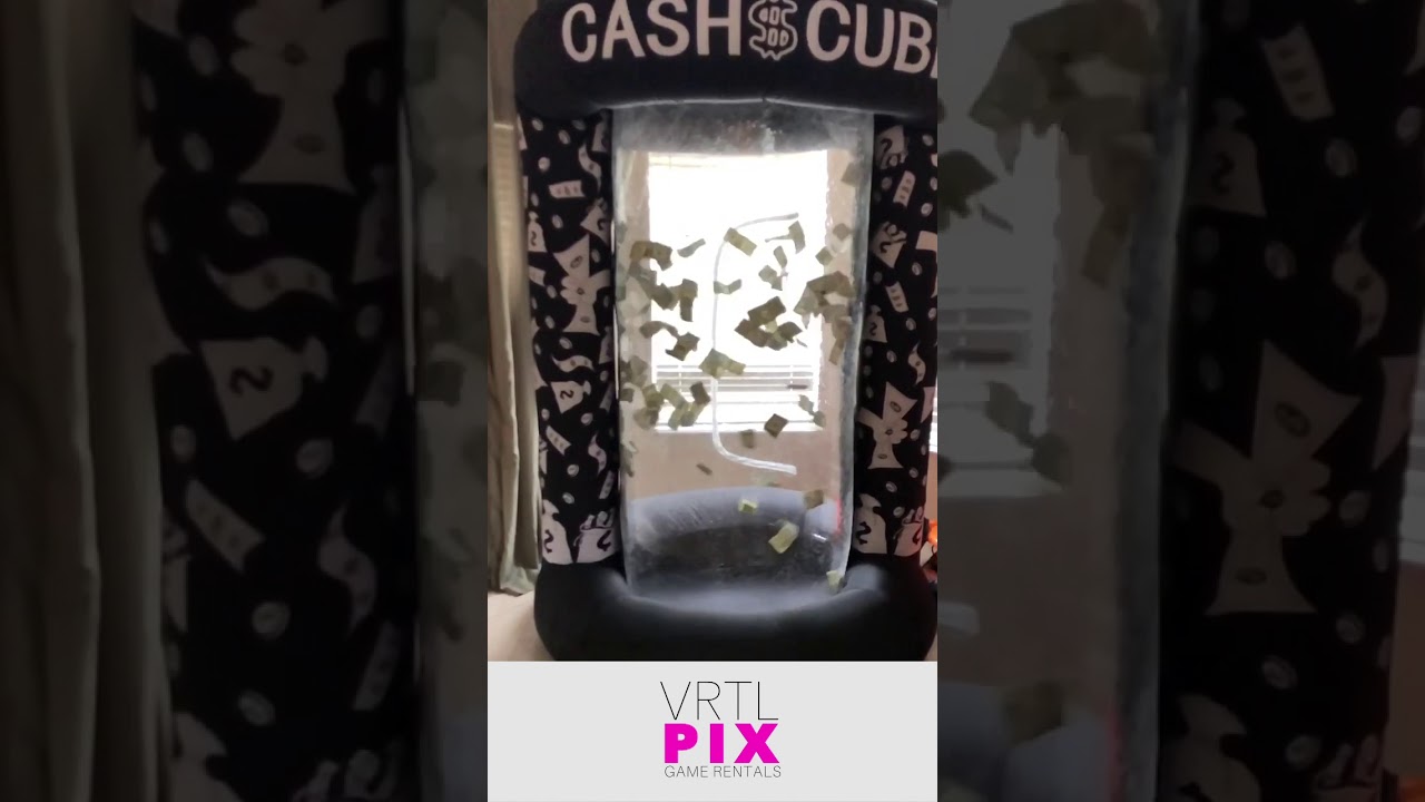 Cash Cube Money Machine Rental VRTL PIX