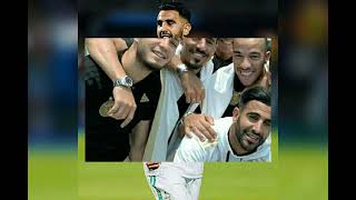 لاعبي المنتخب الوطني الجزائري  مع اغنية نحب نغني نحب نسيبورتي