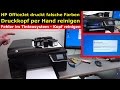 HP OfficeJet druckt falsche | keine Farben - Druckkopf per Hand reinigen - [4K Video]