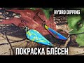 Покраска Блёсен для ловли Щуки Судака Жереха новым способом Покраска Hydro Dipping