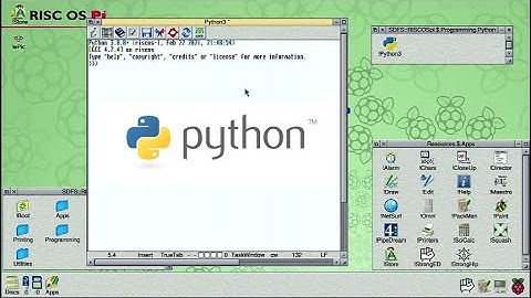 Configure RISC OS and install Python from scratch.