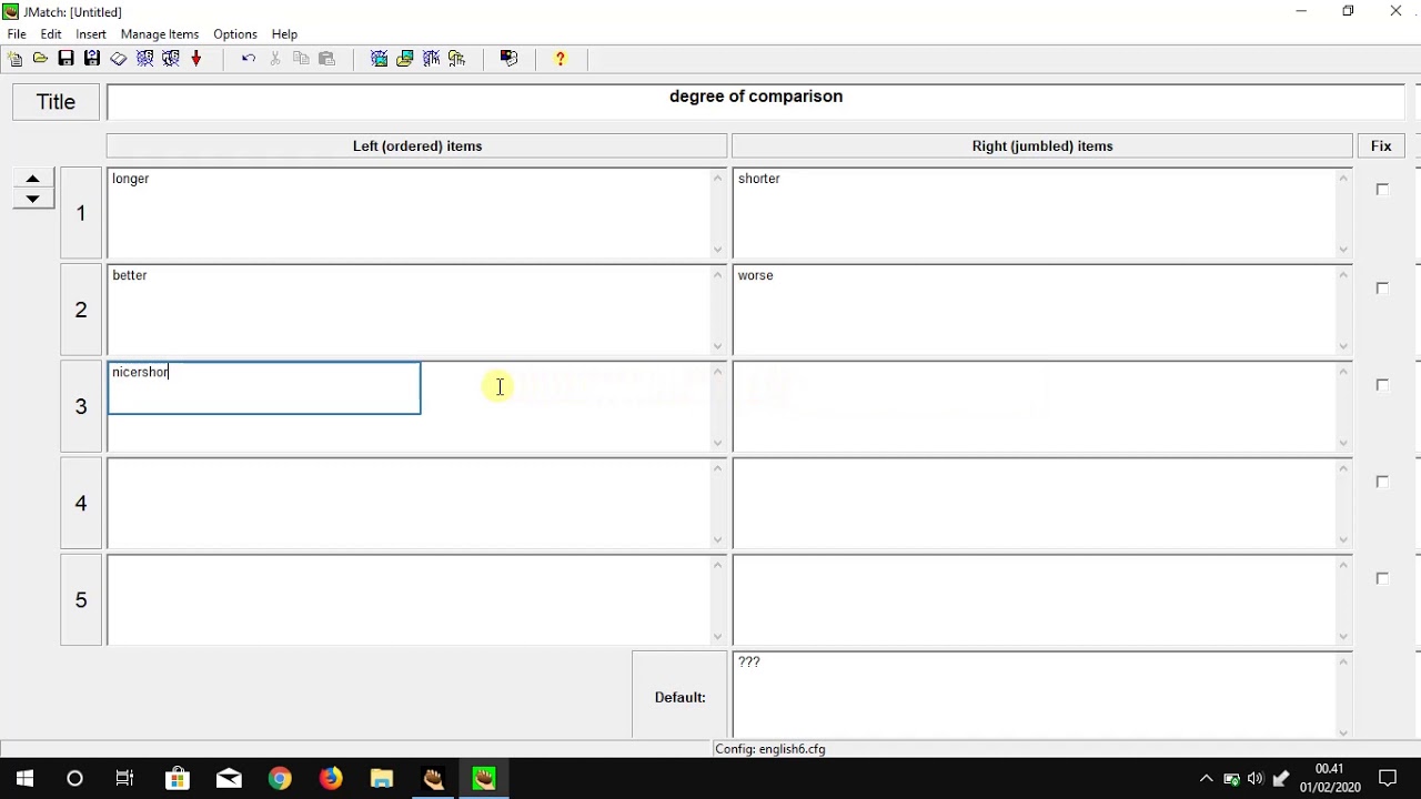 Tutorial of using JMatch in Hot Potatoes - YouTube