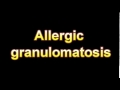 What Is The Definition Of Allergic granulomatosis (Medical Dictionary Online)