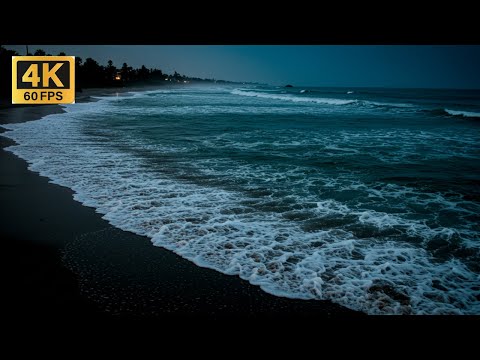 Peaceful Night Waves | Ocean Sounds for Healing & Better Sleep
