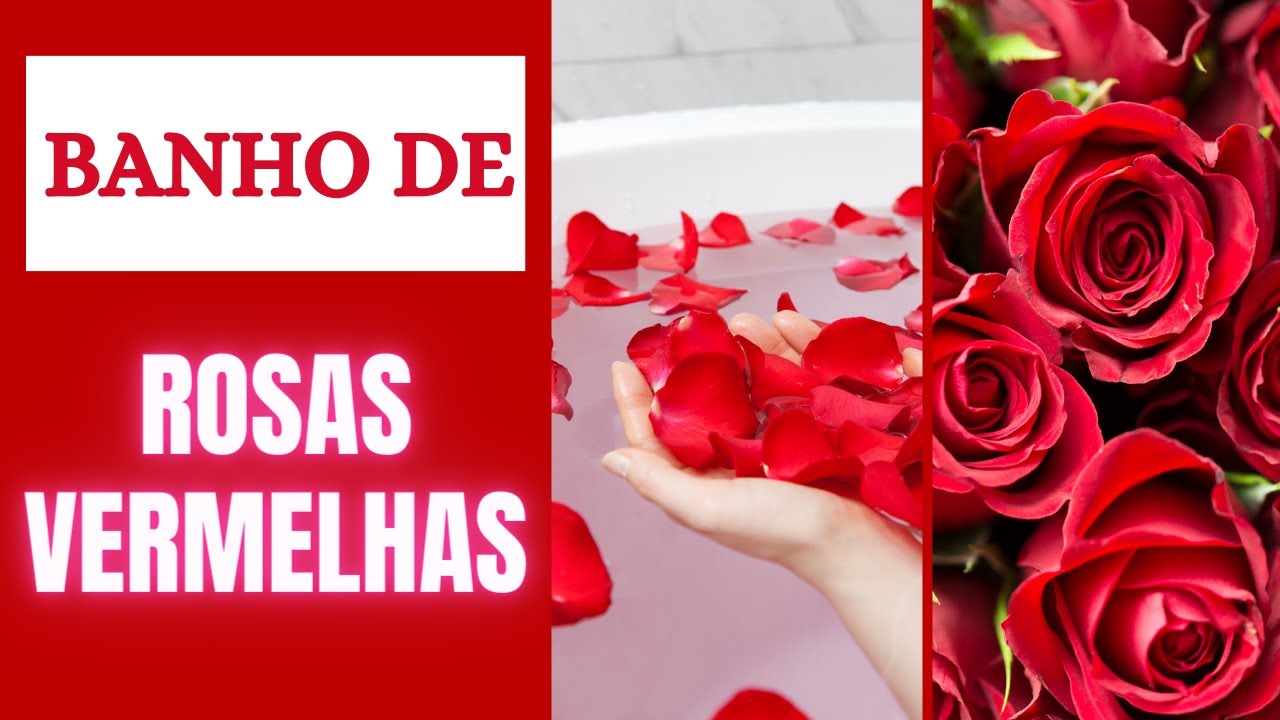 BANHO DE ROSAS VERMELHAS. Venha saber como preparar o banho de rosas ...