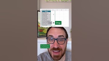 Excel Hack: Ctrl + Drag and Shift + Drag