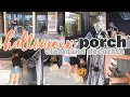 HALLOWEEN PORCH DECOR | FRONT PORCH CLEAN AND DECORATE | HALLOWEEN PORCH INSPO 2022