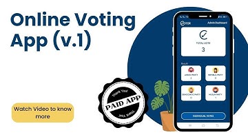 Android Online Voting App using Firebase (𝗣𝗔𝗜𝗗 𝗔𝗣𝗣) | Firebase ML Kit | Biometric lock
