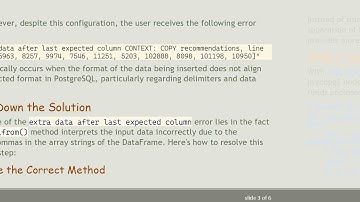 Solving the Error while using copy_from in psycopg2 when Inserting Data into PostgreSQL
