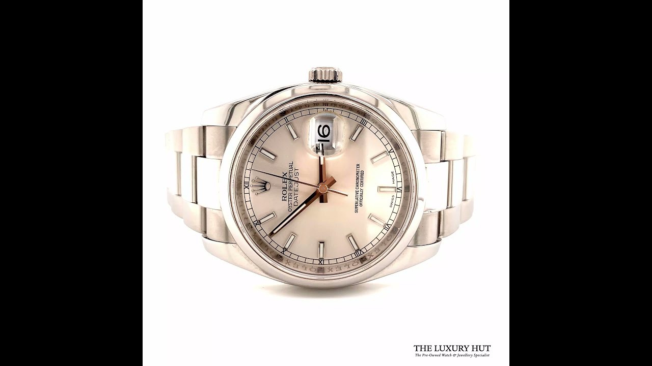 ROLEX DATEJUST STEEL 36MM SILVER DIAL REF: 116200 – 2011