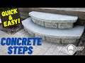 Quick and Easy Concrete Steps