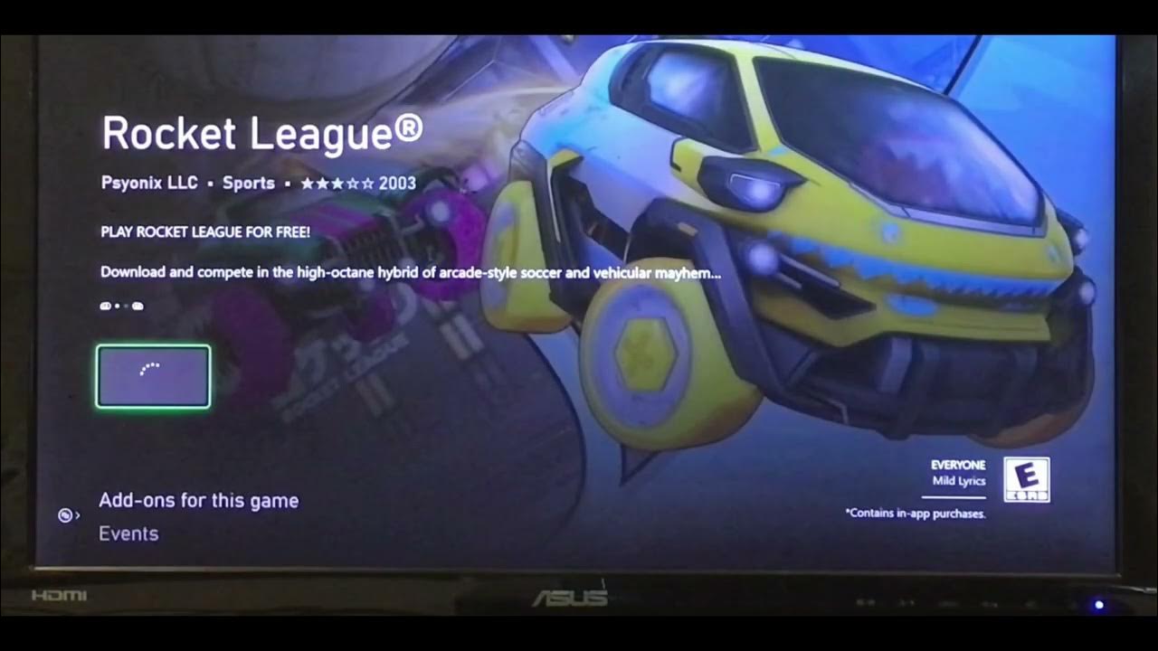How to install Rocket League on XBOX One YouTube