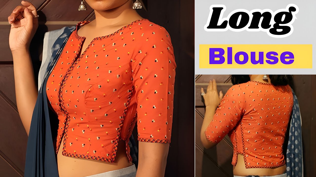 Long Blpuse Part - 1 Cutting ll Trending Long Blouse Kese Kre Cutting ll Very Easy Tutorials ll