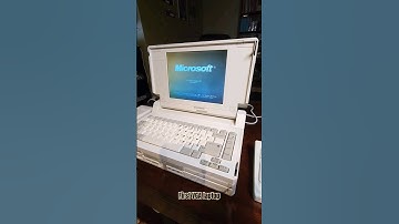 First VGA laptop Compaq SLT/286 #shorts #vintagecomputer