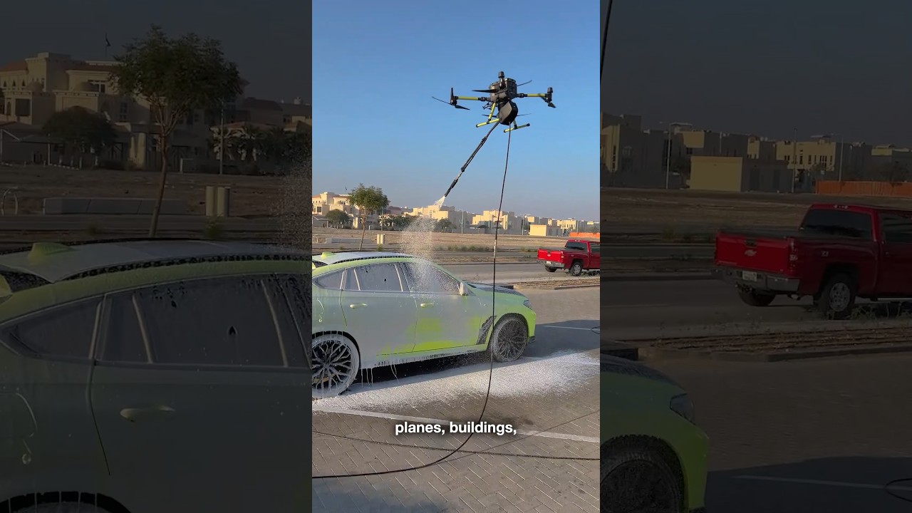 The World's First Drone Car Wash! 🤯 