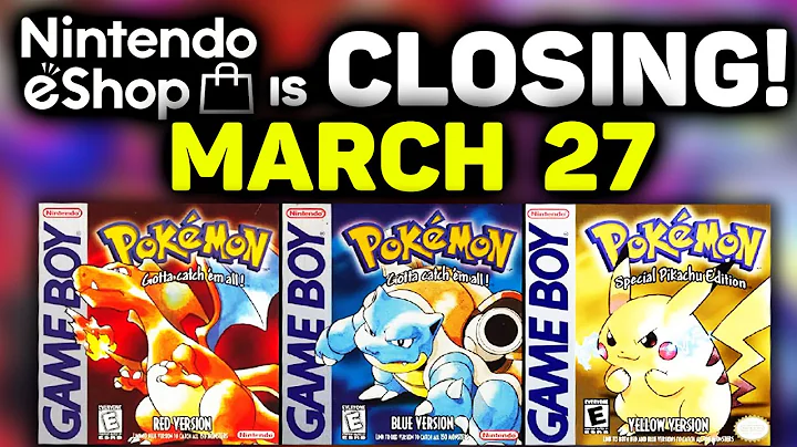 LAST CHANCE to get Pokémon Red, Blue & Yellow