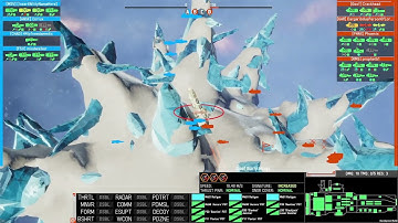 Nebulous: Fleet Command - Brawl on new Caltrop | Full Game Commentary