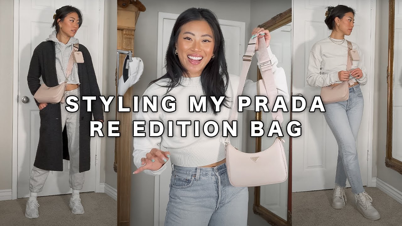 Styling My New Prada Re Edition Bag! Casual Cool Girl Outfits