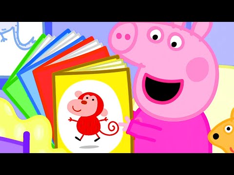 Peppa Pig 📚 Kütüphane - Polly'nin Gemi Yolculuğu Derleme 🎣🐽 Programının en iyi bölümleri |