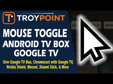 Install Mouse Toggle On Android TV/Google TV Boxes - Navigate Apps Designed For Phones U0026 Tablets