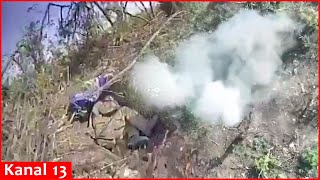 Kamikaze drone wakes up a Russian sleeping in his "nest”