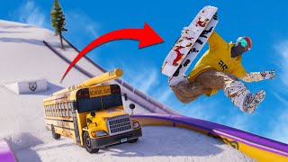 SNOW SKATEN VAN SCHOOLBUS !! | Riders Republic screenshot 1