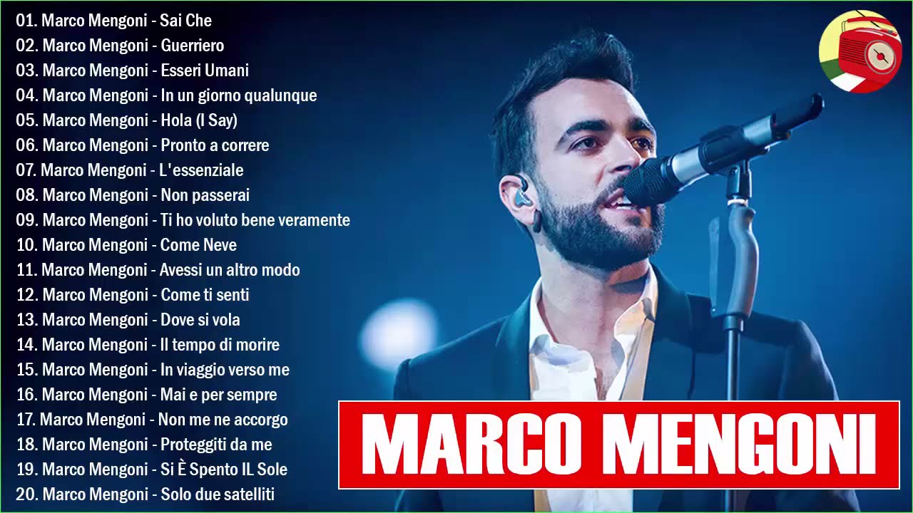 I Successi di Marco Mengoni - Le migliori canzoni di Marco Mengoni - La playlist video di Marco