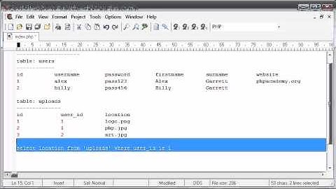 Beginner PHP Tutorial - 109 - More About Databases